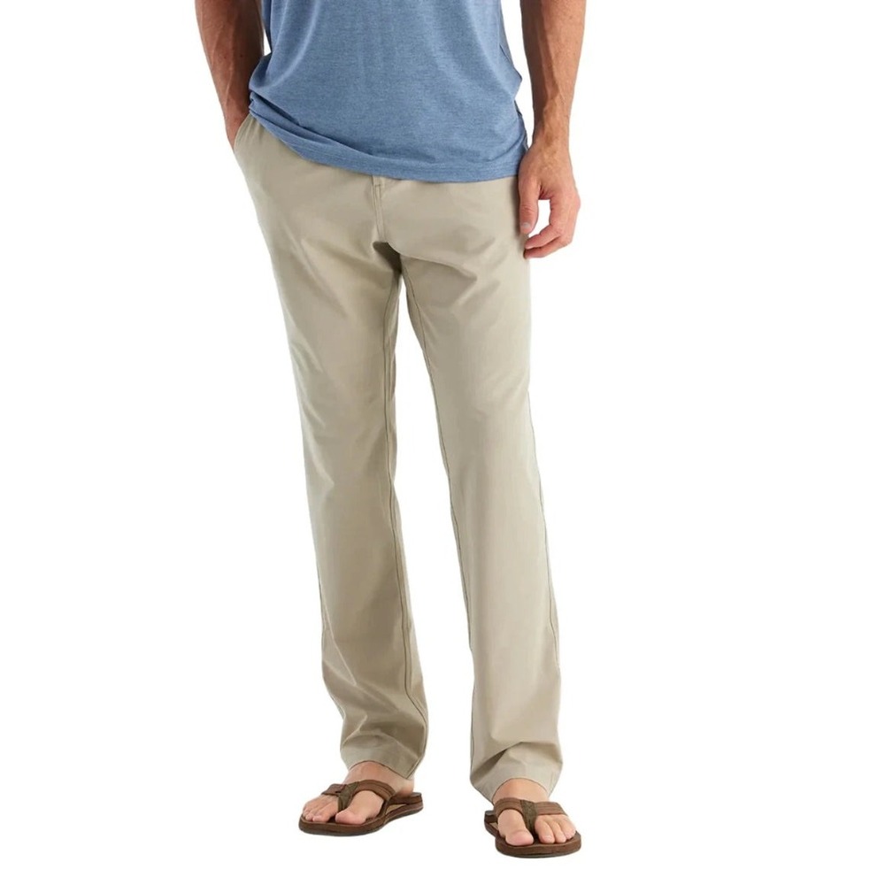 NWT Free Fly Mens Tradewind Pant Sandbar Tan UPF 50+ MTRWP-006 38x32